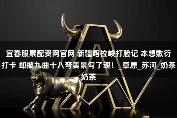 宜春股票配资网官网 新疆喀拉峻打脸记 本想敷衍打卡 却被九曲十八弯美景勾了魂!_草原_苏河_奶茶